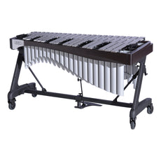 Adams Alpha Series 3 Octave Vibraphone, Silver Bars, w/Motor and Apex Frame Espresso, Titanium Silver Resonators ADM-VAWA30S/9E5