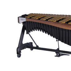 Adams Alpha Series 3.5 Octave Vibraphone, Gold Bars, w/Motor and Apex Frame Walnut Rails, Midnight Black Resonators VAWA35G/9T1