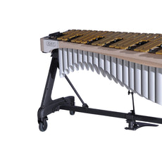 Adams Alpha Series 3.5 Octave Vibraphone, Gold Bars, w/Motor and Apex Frame White Wash Rails, Titanium Silver Resonators VAWA35G/9W5