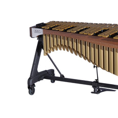 Adams Alpha Series 3.5 Octave Vibraphone, Gold Bars, w/Motor and Apex VAWA35G/9T3Frame Walnut Rails, Gold Resonators