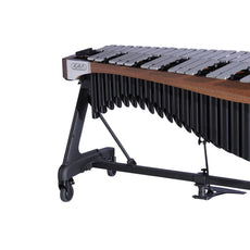 Adams Alpha Series 3.5 Octave Vibraphone, Silver Bars, w/Motor and Apex Frame Walnut Rails, Midnight Black Resonators VAWA35S/9T1