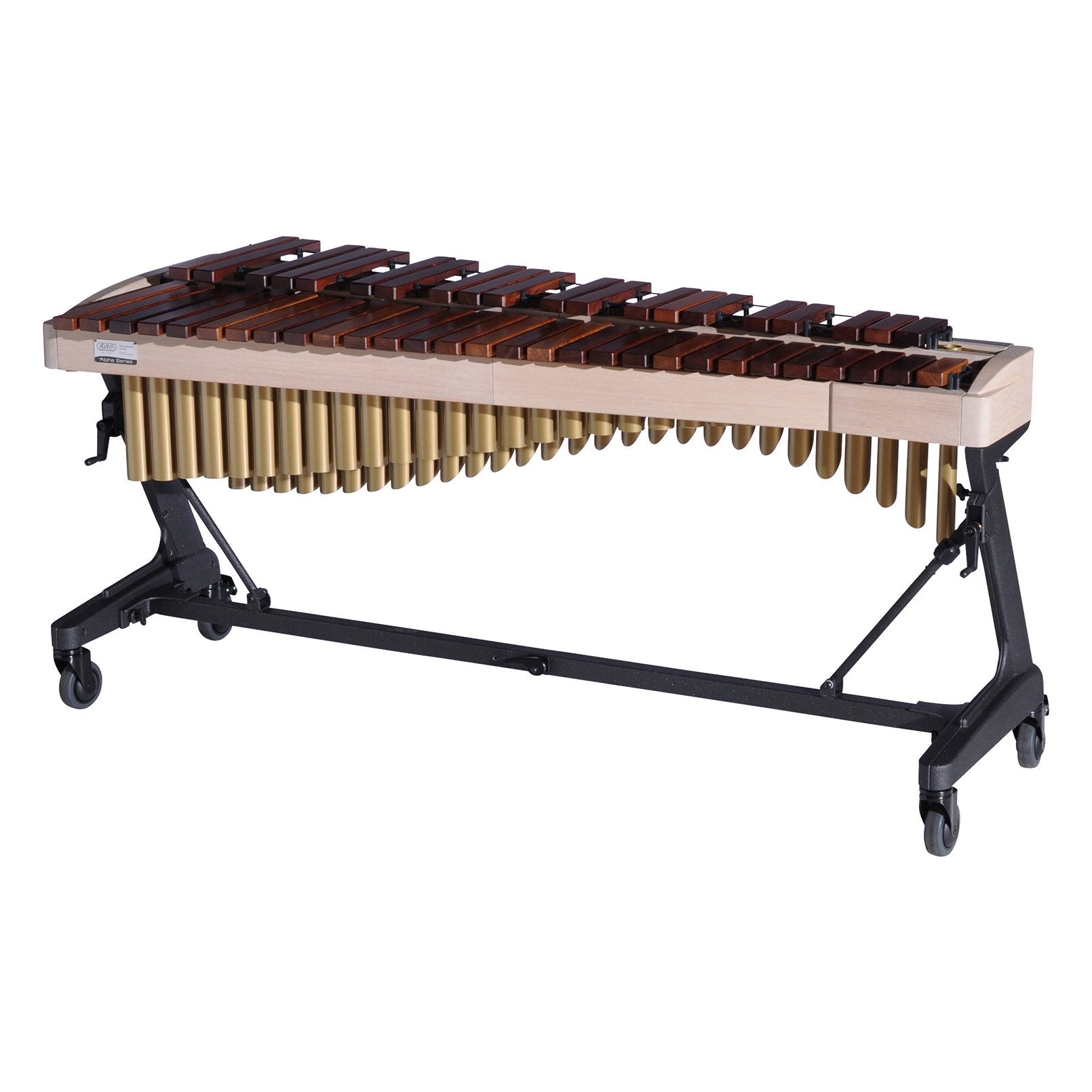 Adams Alpha Series 3.5 Octave Rosewood Xylophone w/Apex Frame White Wash Rails, Gold Resonators ADM-XAHAA35/9W3 Rear