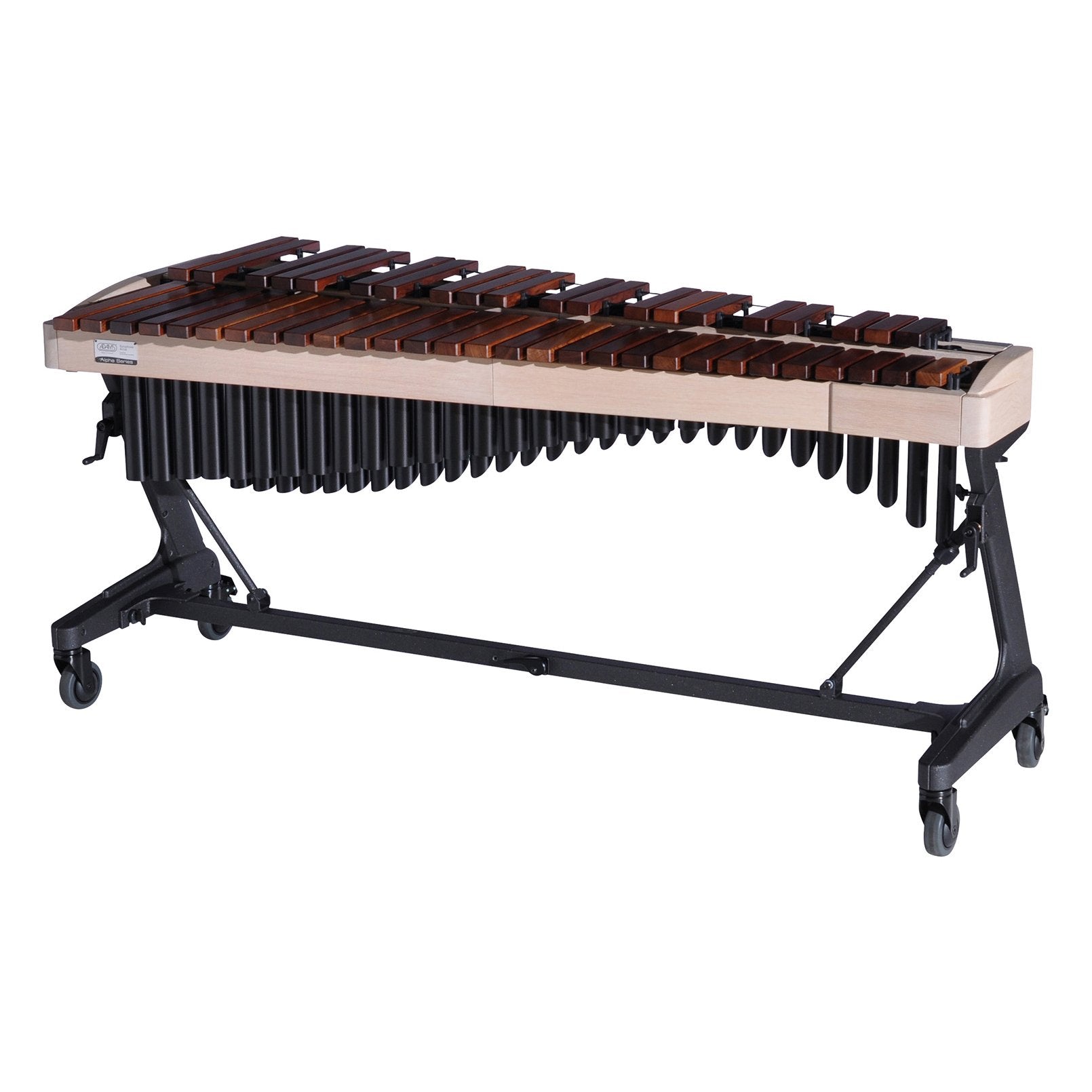 Adams Alpha Series 3.5 Octave Rosewood Xylophone w/Apex Frame White Wash Rails, Midnight Black Resonators ADM-XAHAA35/9W1 Rear