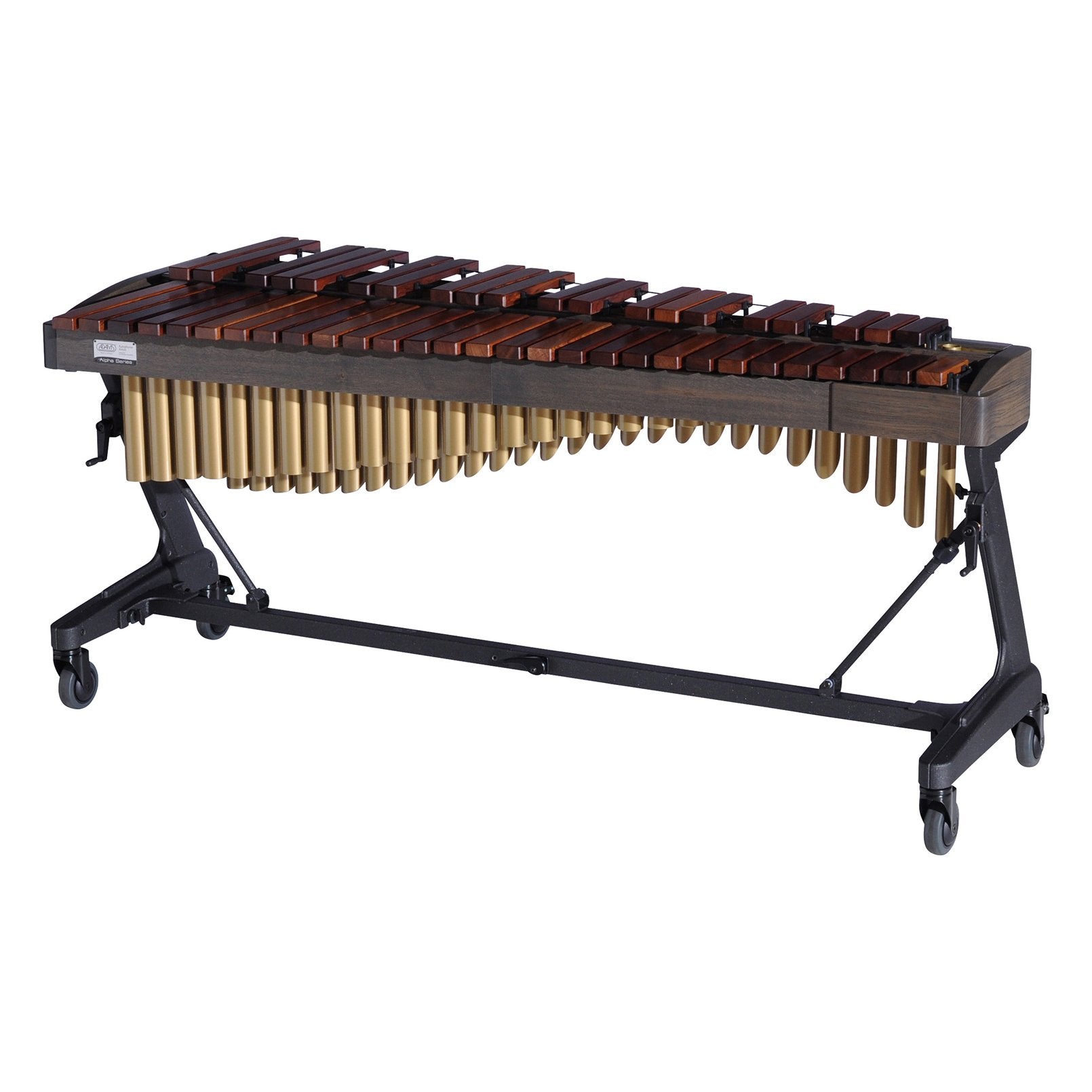 Adams Alpha Series 4.0 Octave Rosewood Xylophone w/Apex Frame Graphite Rails, Gold Resonators ADM-XAHAA40/9G3 Rear