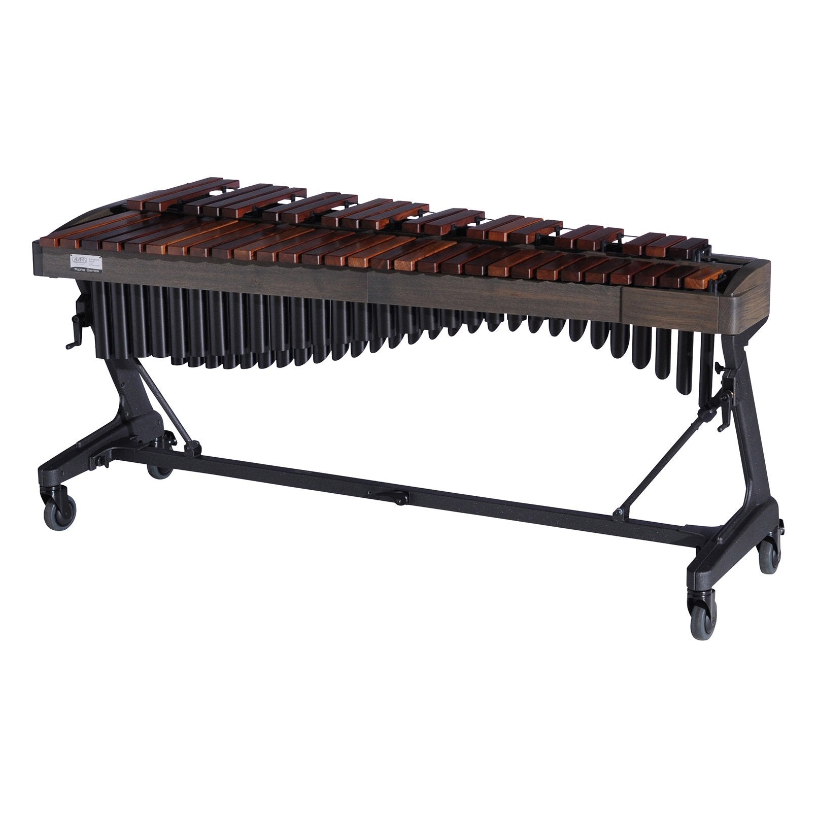 Adams Alpha Series 4.0 Octave Rosewood Xylophone w/Apex Frame Graphite Rails, Midnight Black Resonators ADM-XAHAA40/9G1 Rear
