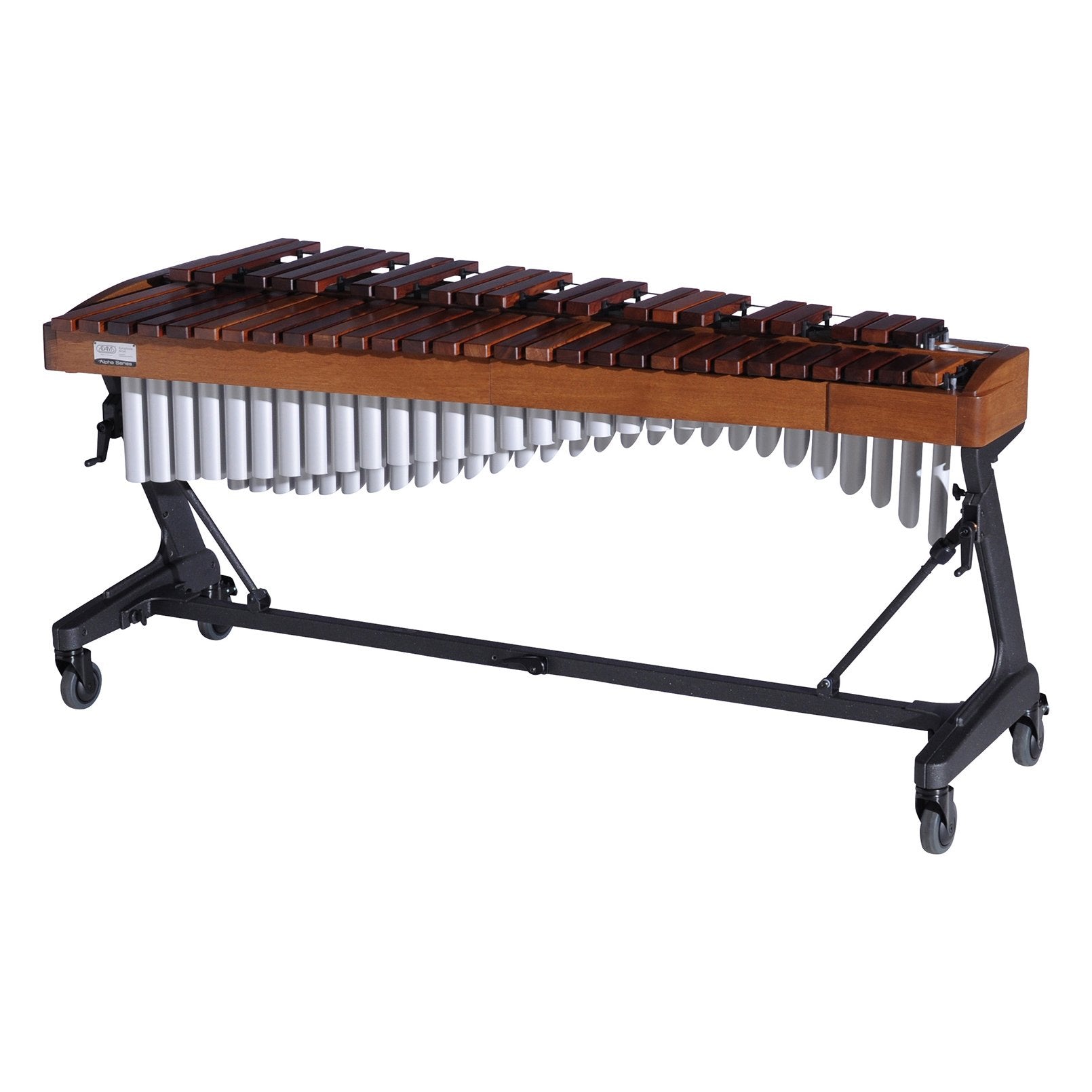 Adams Alpha Series 4.0 Octave Rosewood Xylophone w/Apex Frame Walnut Rails, Titanium Silver Resonators ADM-XAHAA40/9T5 Rear