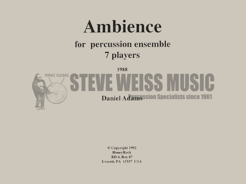 Adams-Ambience (SP)-P