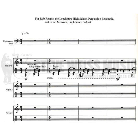 Adams-Concerto for Euphonium and Perc. Quintet (SP)-B/V/M /4T/P/EU