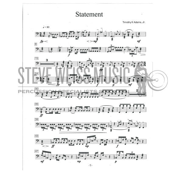 Adams-Five Timpani Solos (Concert Series No. 1)-4T