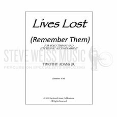 Adams-Lives Lost (Remember Them)-4T/Prerecorded Sounds