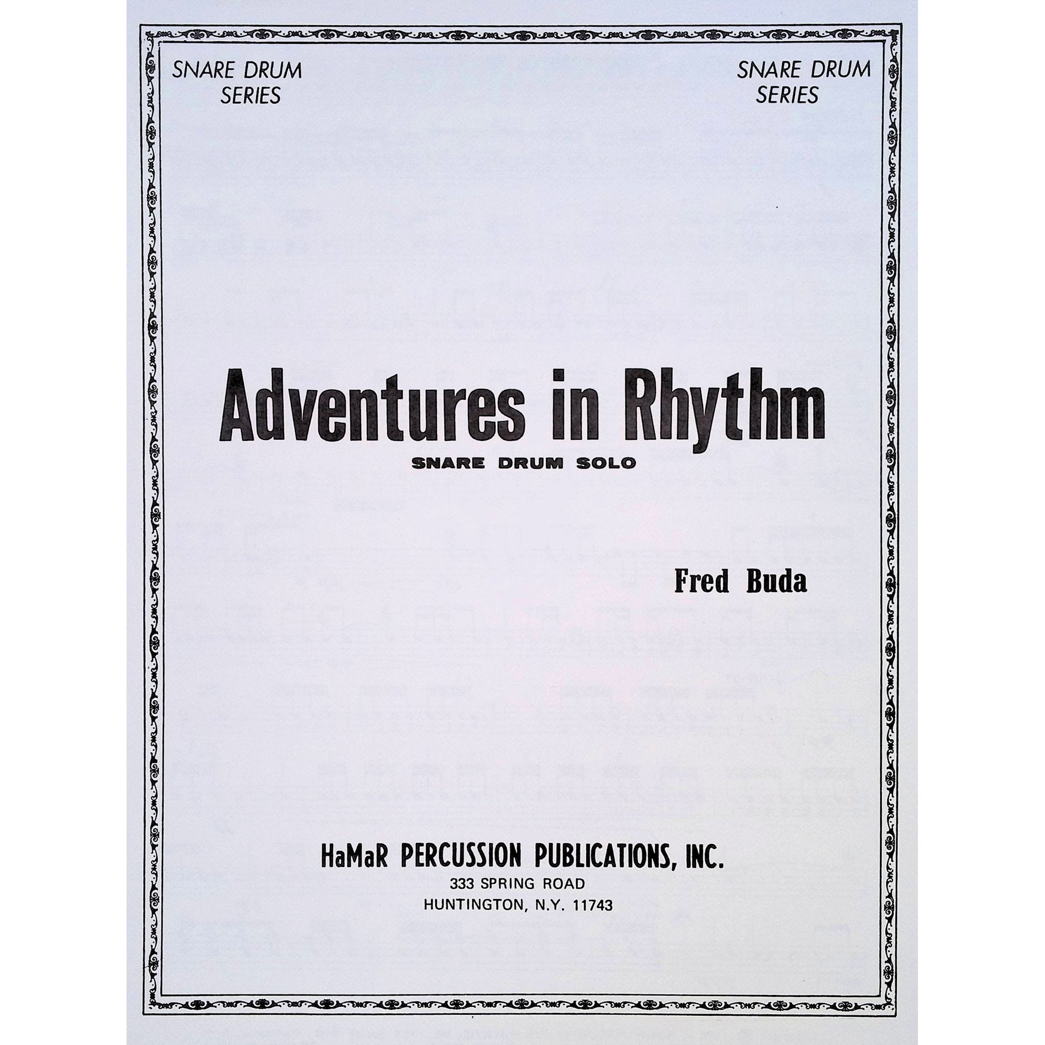 Adventures in Rhythm by Fred Buda