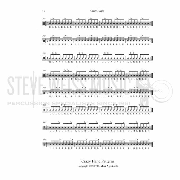 Agostinelli-Crazy Hands Snare Drum Accents