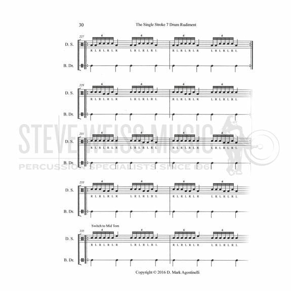 Agostinelli-Single Stroke 7 Drum Rudiment, The