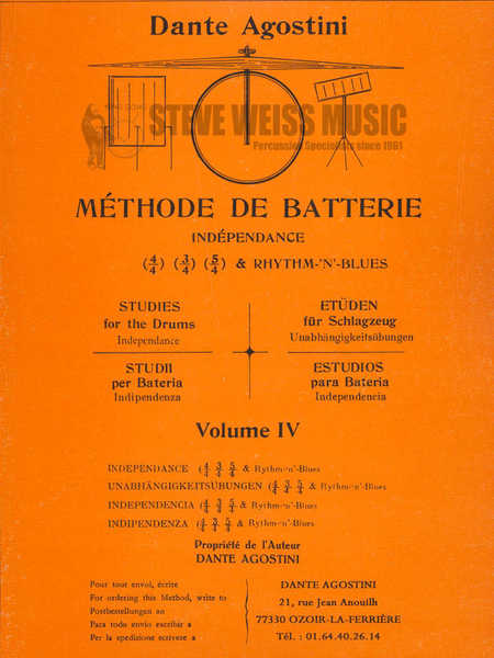 Agostini-Methode de Batterie (Vol 4)
