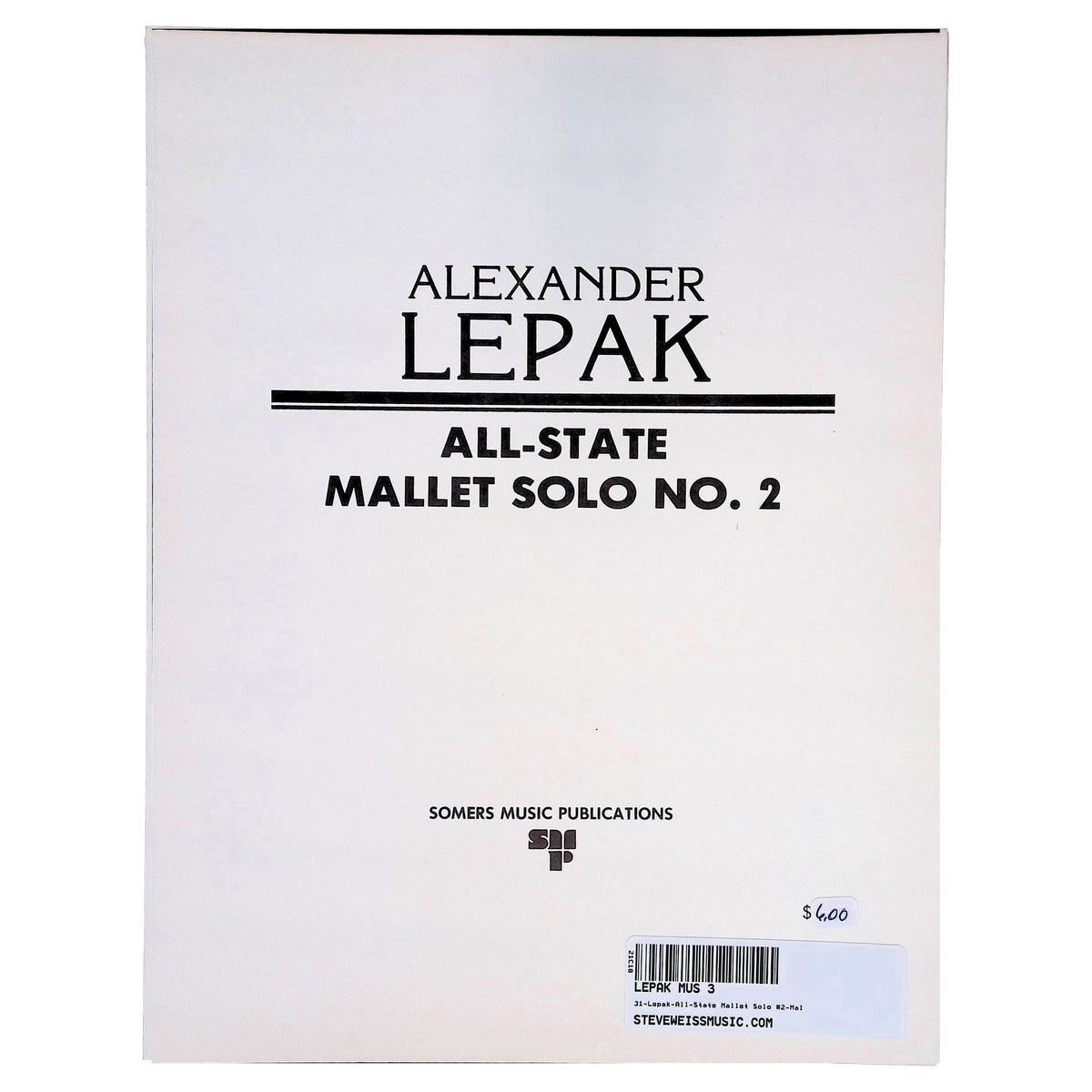 Alexander Lepak All-State Mallet Solo No 2