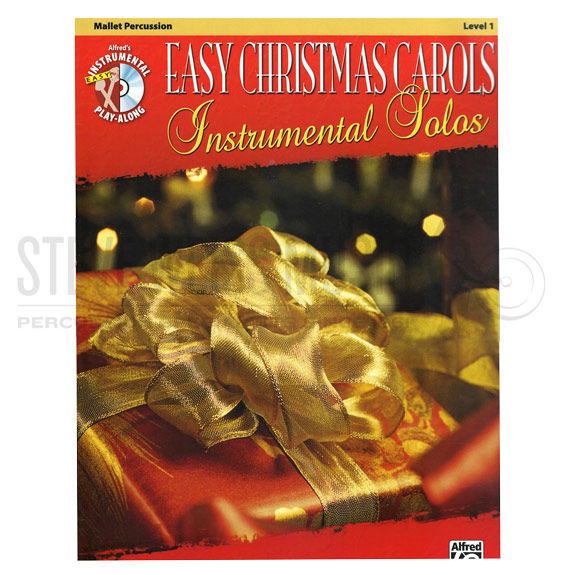 Alfred's Instrumental Play-Along: Easy Christmas Carols- Mallet percussion (book w/CD)