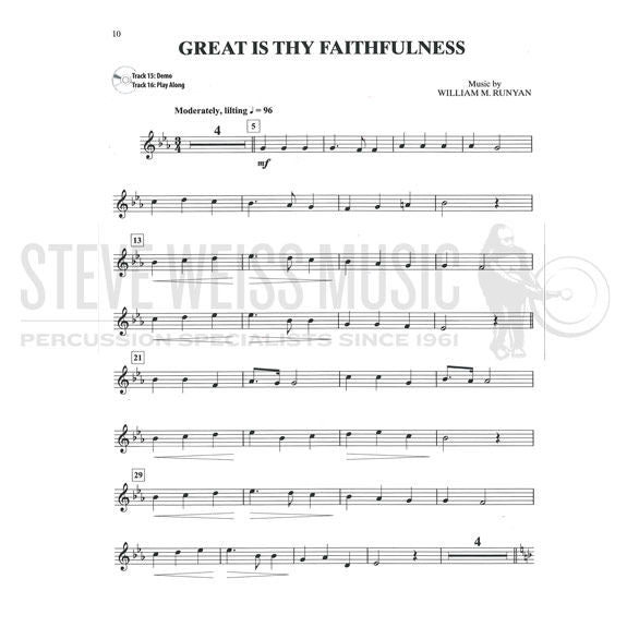 Alfred's Instrumental Play-Along: Favorite Hymns-Mallet percussion (book w/CD)