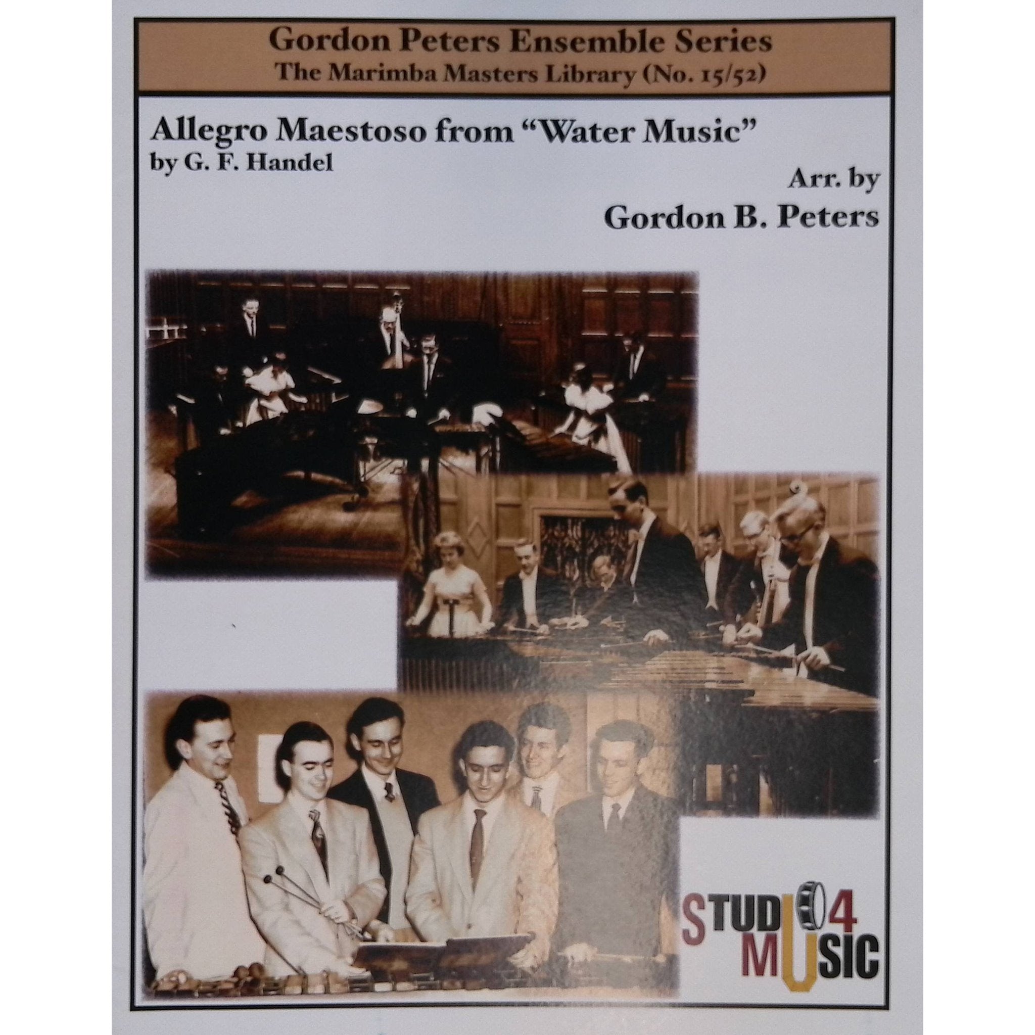 Allegro Maestoso From Water Music by George Frideric Handel arranged by Gordon Peters