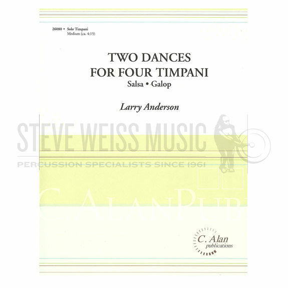 Anderson-Two Dances for Four Timpani-4T