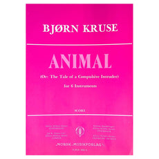 Animal by Bjorn Kruse score cover page