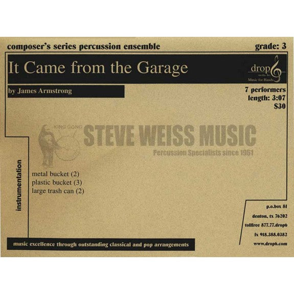 Armstrong-It Came From the Garage (SP)-trash cans, buckets