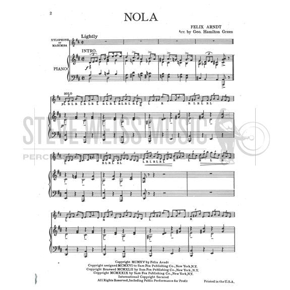 Arndt-Nola arr. Green (SP)-X/PN