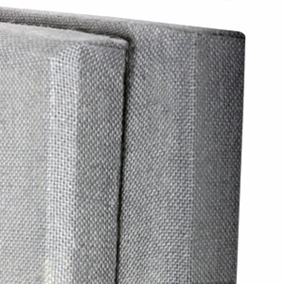 24" x 48" x 2" - ATS Acoustic Panel - Burlap Fabric - Ash Color