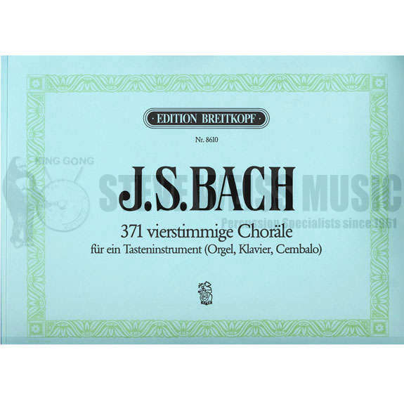 Bach-371 Four Part Chorales COMPLETE-M