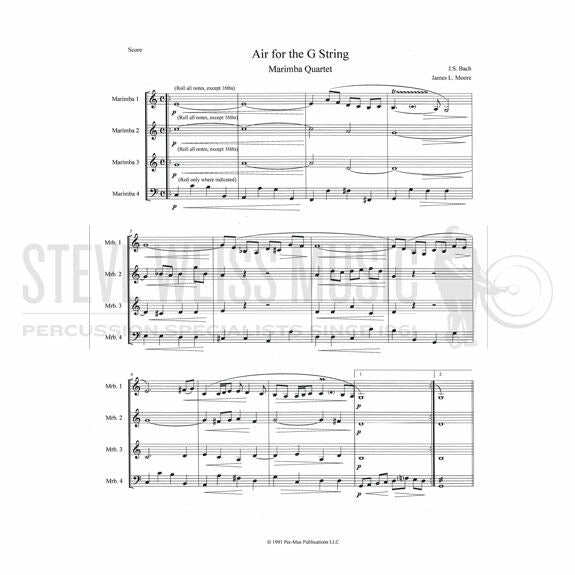 Bach-Air for the G String(SP)-4M (arr.Moore)