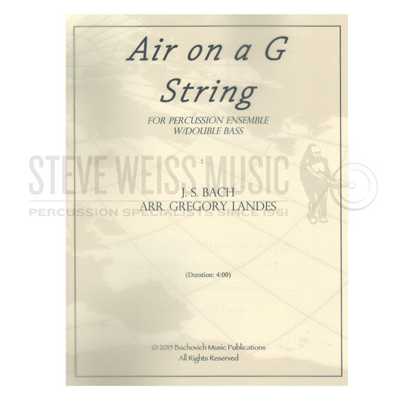 Bach-Air on a G String arr. Landes PERC ENS W/BASS (SP)-B /V/2M/DS/CB