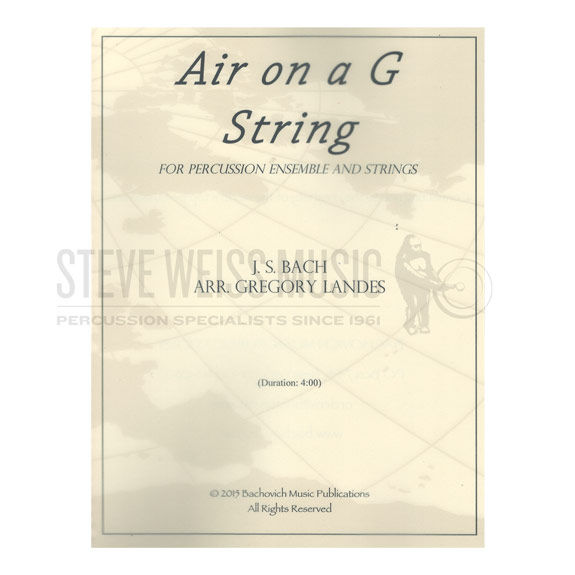 Bach-Air on a G String arr. Landes PERC ENS W/STRINGS (SP)-B /V/2M/DS/CB/2VN/VA