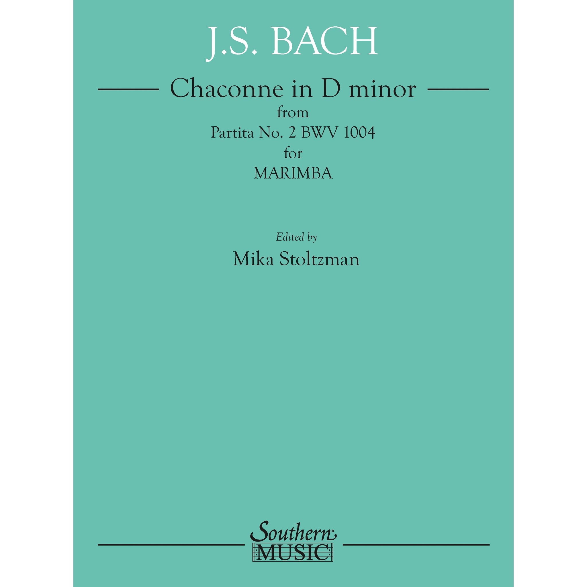 Bach-Chaconne in D Minor from BWV1004 arr. Stoltzman