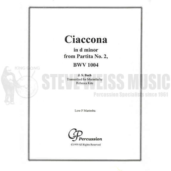 Bach-Ciaccona in d minor from Partita #2-M- arr. Kite