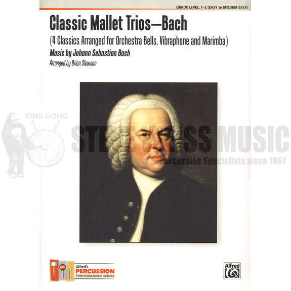 Bach-Classic Mallet Trios arr. Slawson (SP)-B/V/M
