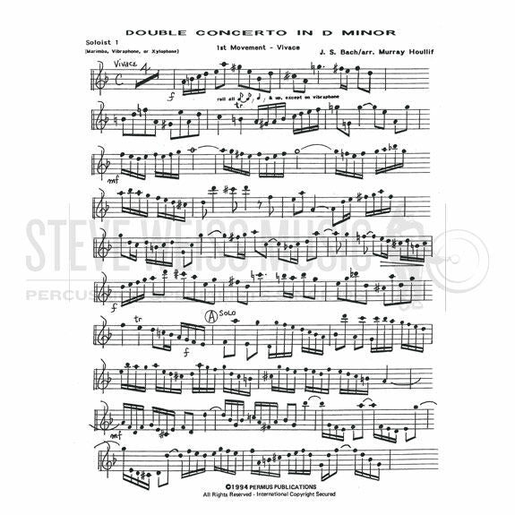 Bach-Double Concerto in d minor (1st Movement)(P) arr. Houllif