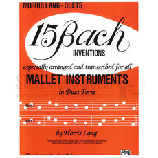 Bach-Fifteen Bach Inventions arranged Lang-2Mall. inst.