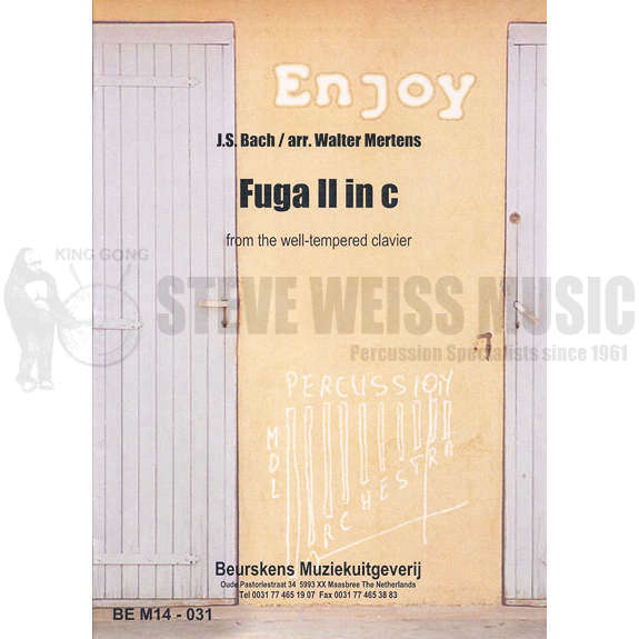 Bach-Fuga II in C (SP-4)-V/3M arr. Mertens