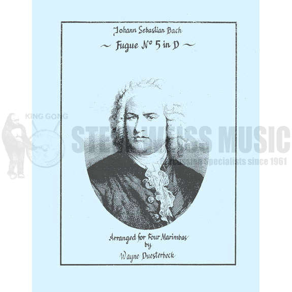 Bach-Fugue #5 in D arr. Duesterbeck (SP)-4M