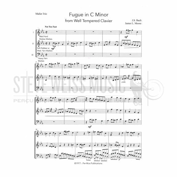Bach-Fugue in C Minor from WTC(SP) arr. Moore-Mal