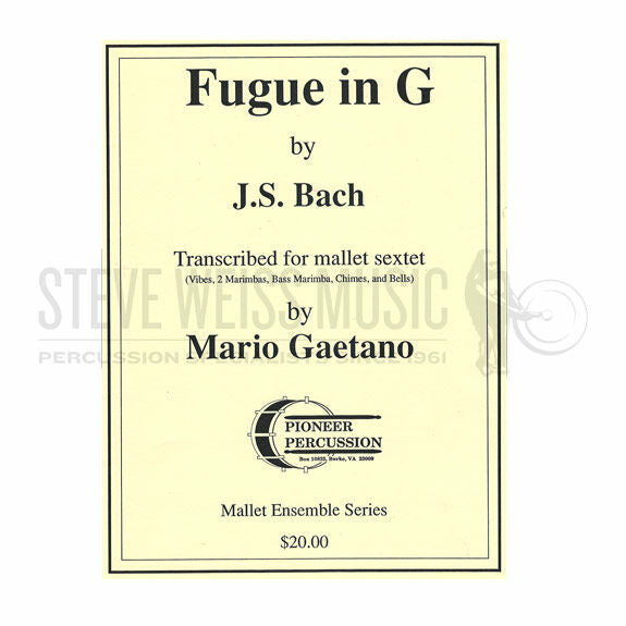 Bach-Fugue in G arr. Gaetano(SP)