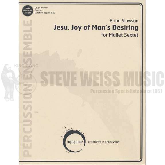 Bach-Jesu, Joy of Man's Desiring arr. Slawson (SP)-B/V/C/3M