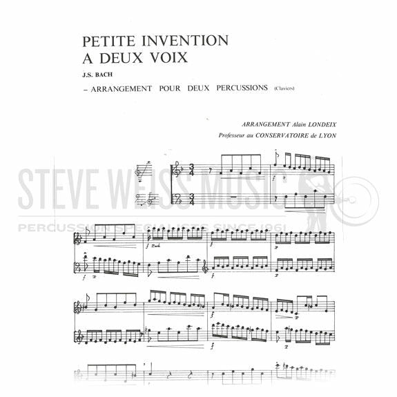 Bach-Little 2 Part Invention (F Major)(S-n2)-Londeix