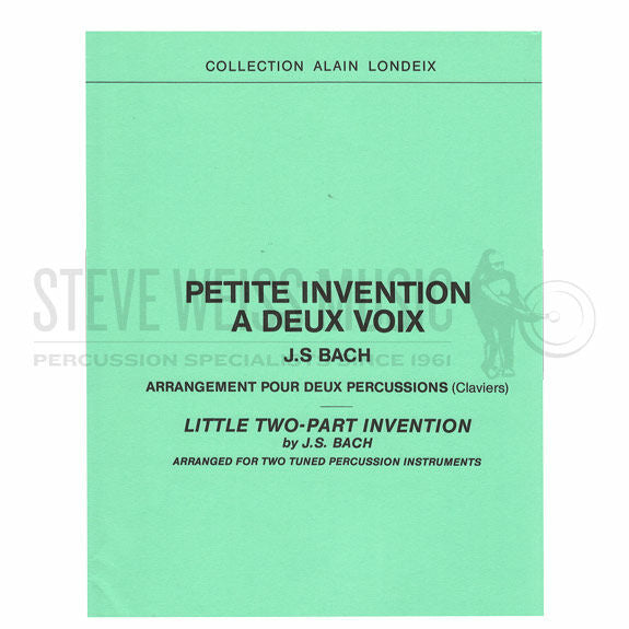 Bach-Little 2 Part Invention (F Major)(S-n2)-Londeix