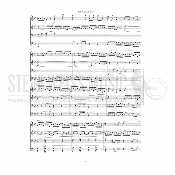 Bach-Little Fugue in g Minor arr. Moore (SP)-4M