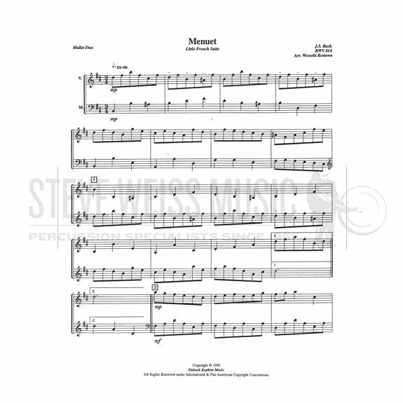 Bach-Menuet & Gigue (Little French Suite)(SP)-Kostowa-V/M