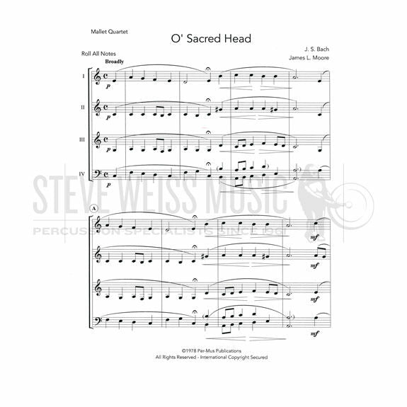 Bach-O Sacred Head (SP) arr. Moore-4M