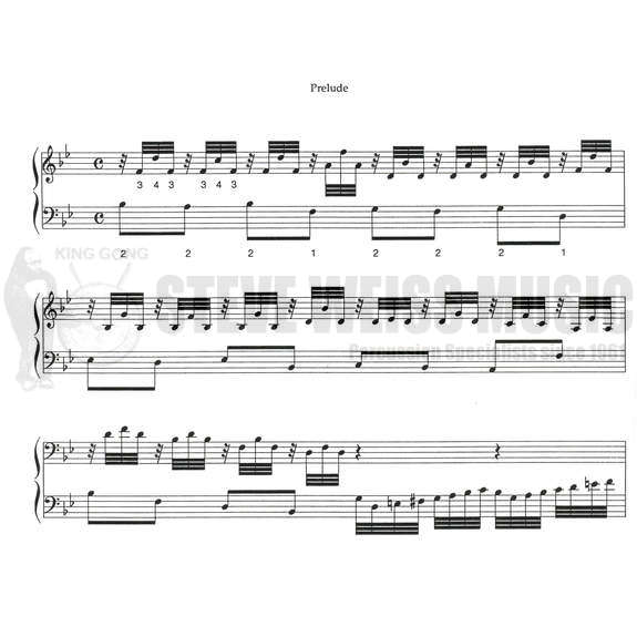 Bach-Prelude and Fugue in Bb Major arr. Stevens-M