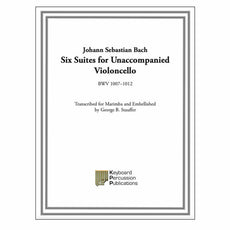 Bach-Six Suites for Unaccompanied Violoncello arr. Stauffer-M