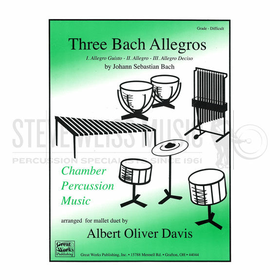 Bach-Three Bach Allegros (2S)-X/M