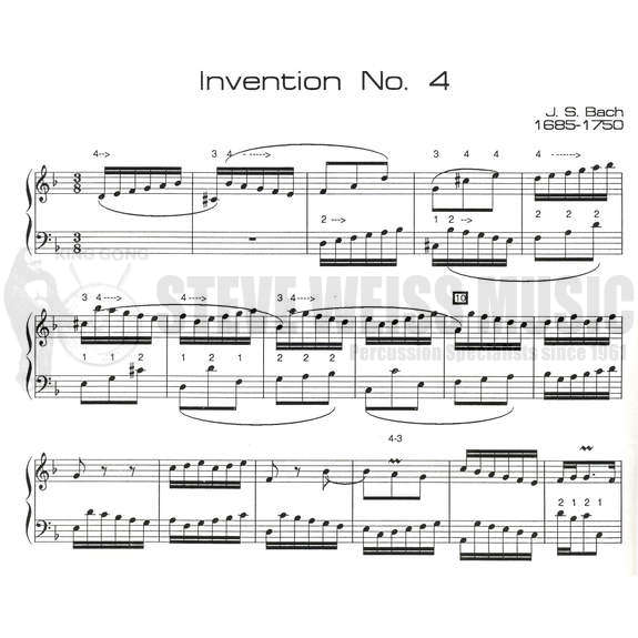 Bach-Two Part Inventions (#1, 4, 8 & 14)  arr. Stevens-M